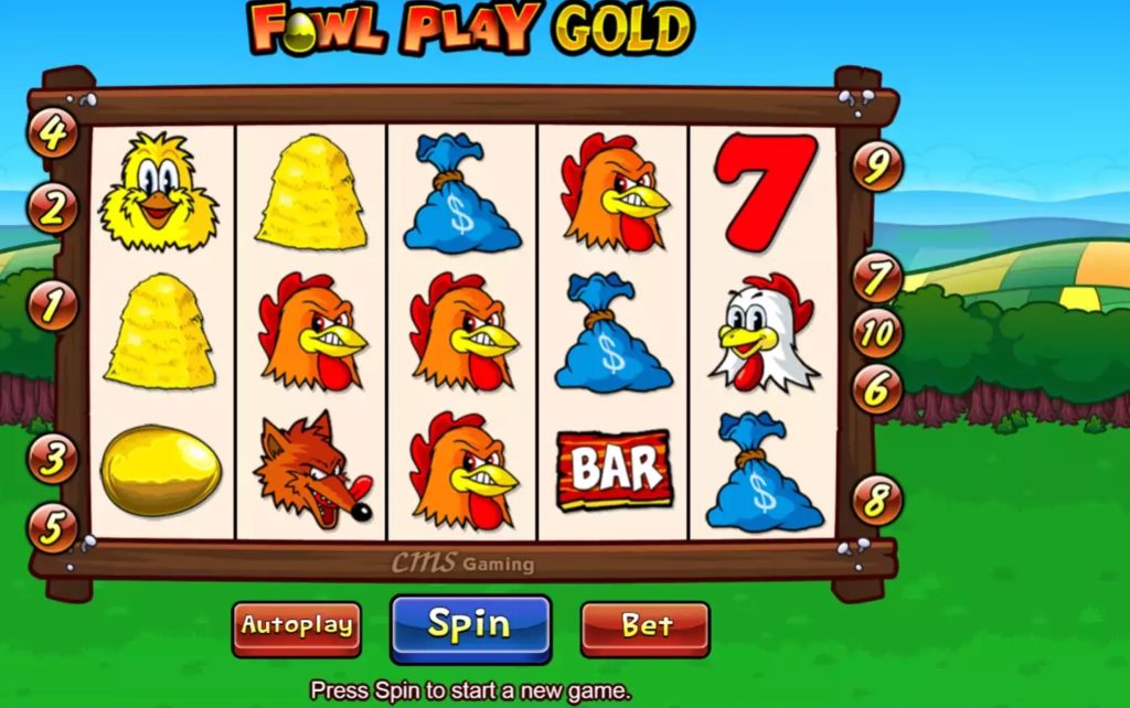Fowl Play Gold Spin.